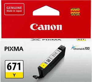 Canon CLI 671 Yellow Ink Cartridge