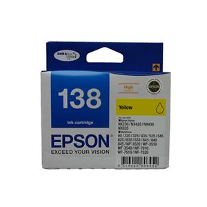 Epson 138 Yellow Ink Cartridge