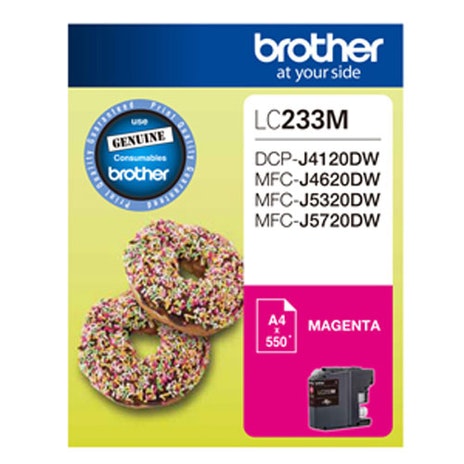 Brother LC233 Magenta Ink Cartridge