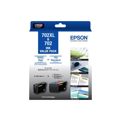 Epson 702XL 4 Col Ink Pack