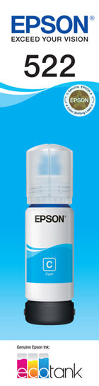 Epson 522 Cyan Ink Bottle