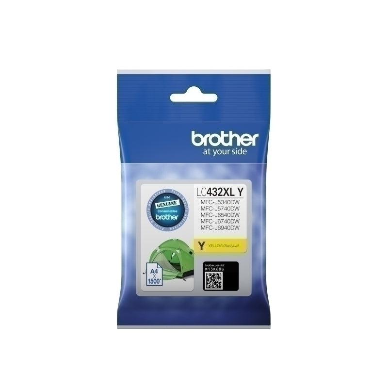 Brother LC432 Yellow XL Ink Cartridge