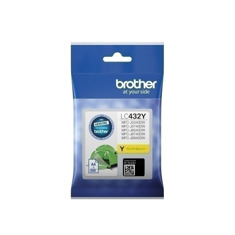 Brother LC432 Yellow Ink Cartridge