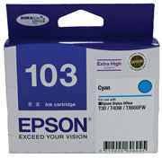 Epson 103 HY Cyan Ink Cartridge