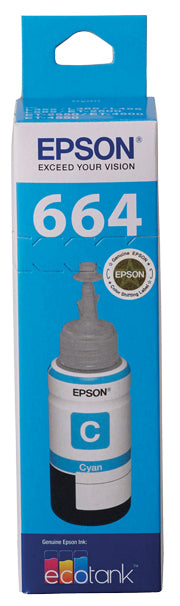 Epson T664 Cyan Eco Tank Ink
