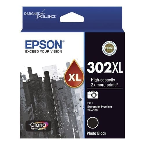 Epson 302 HY Black Ink Cartridge