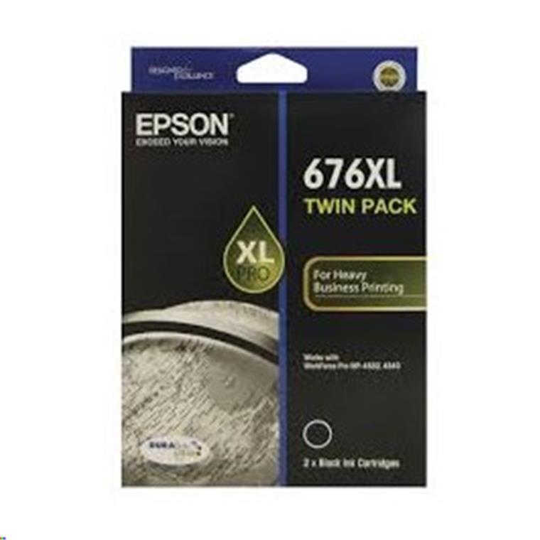 Epson 676XL Black Twin Pack