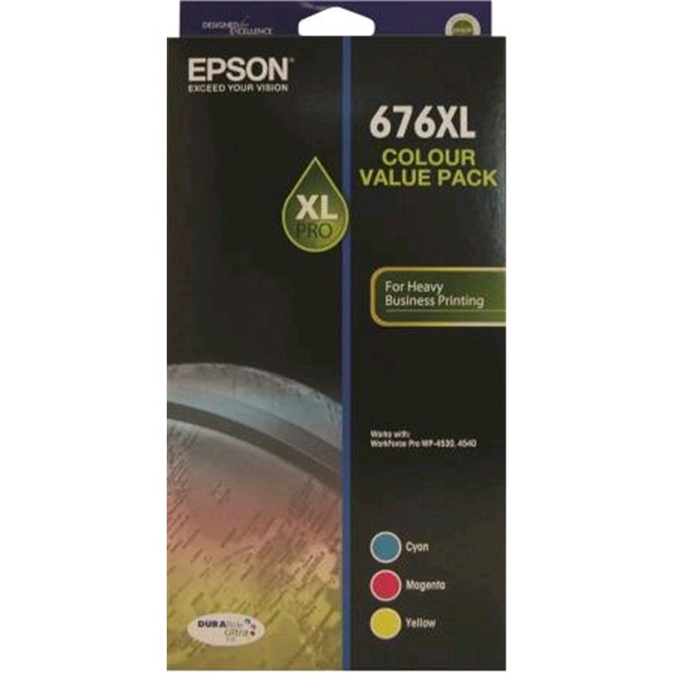 Epson 676XL Three Colour Pack