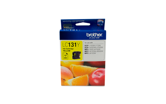 Brother LC131 Yellow Ink Cartridge