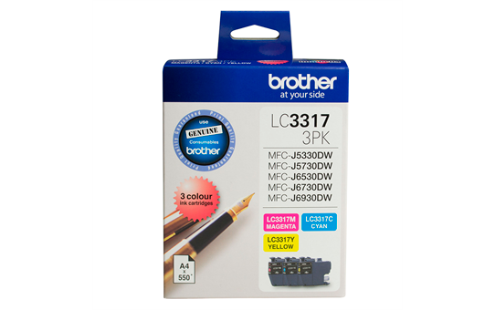 Brother LC3317 CMY Colour Pack