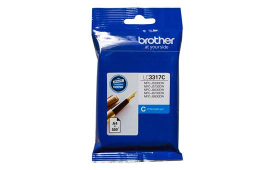 Brother LC3317 Cyan Ink Cartridge