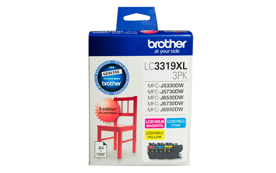 Brother LC3319XL CMY Colour Pack