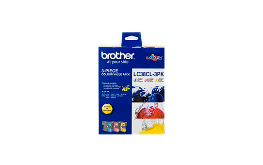 Brother LC38 CMY Colour Pack