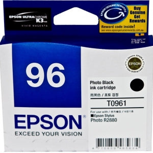 Epson T0961 Photo Blk Ink Cartridge