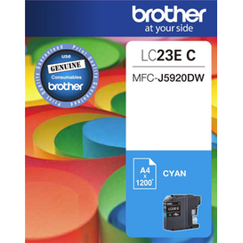 Brother LC23E Cyan Ink Cartridge