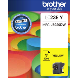 Brother LC23E Yellow Ink Cartridge