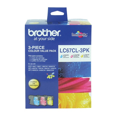 Brother LC67 CMY Colour Pack