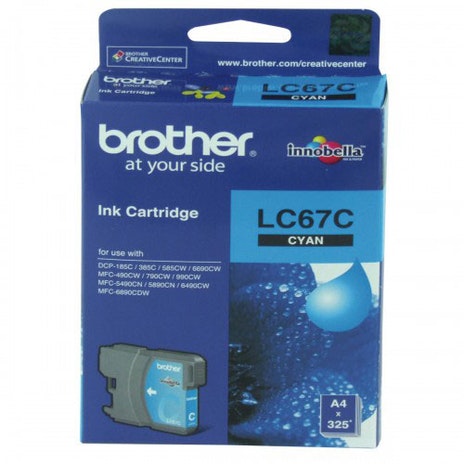 Brother LC67 Cyan Ink Cartridge