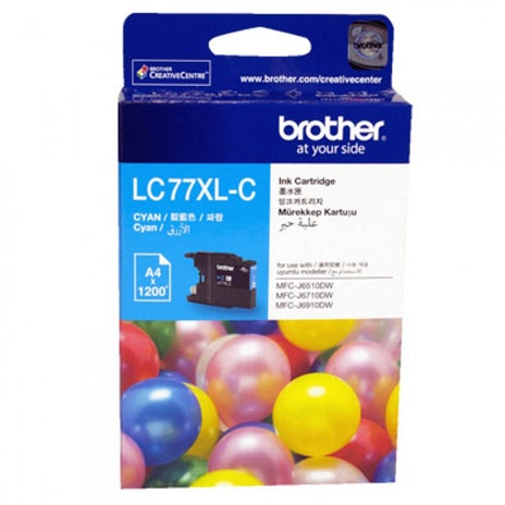 Brother LC77XL Cyan Ink Cartridge