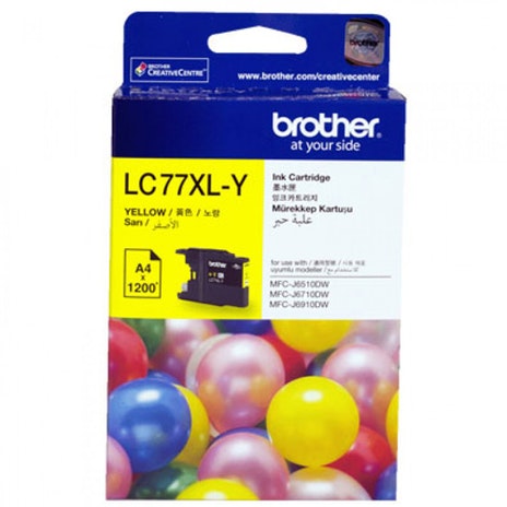 Brother LC77XL Yellow Ink Cartridge