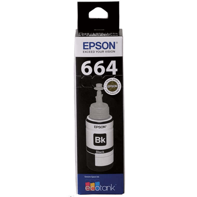 Epson T664 Blk Eco Tank Ink